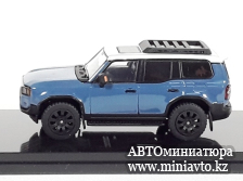 Автоминиатюра модели - Toyota Land Cruiser Prado 250 blue/white 1:64 GCD