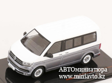 Автоминиатюра модели - VW T6 Multivan 2017 greymetallic/white 1:43 Ixo