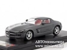 Автоминиатюра модели - Mercedes-Benz SLS AMG  2011  серый/прозрачный Premium X