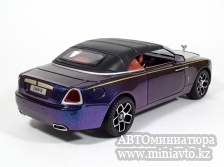 Автоминиатюра модели - Rolls Royces Dawn серо-фиолет 1:24 CPM junior series