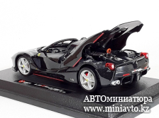 Автоминиатюра модели - Ferrari LaFerrari Aperta black 1:24 Bburago