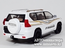Автоминиатюра модели - Toyota Land Cruiser PRADO 150 "PROAD" White 1:18 CPM junior series
