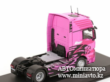 Автоминиатюра модели - MAN TGX Woman 2014 pink  1:43 Hachette trucks