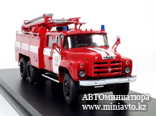 Автоминиатюра модели - Пожарный АЦ-40 (на шасси ЗиЛ 133ГЯ), Павлово 1:43 SSM