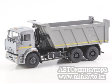 Автоминиатюра модели - КАМАЗ-6520 самосвал серый 1:43 ПАО КАМАЗ