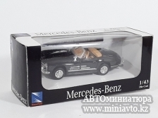 Автоминиатюра модели - Mercedes-Benz 300SL Roadster (1957), black New Ray