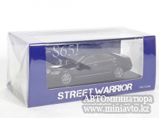 Автоминиатюра модели - Mercedes Benz S65L AMG W221 Black 1:64 Street Warrior
