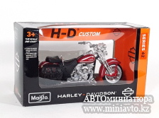 Автоминиатюра модели - Harley-Davidson FLSTS Heritage Softail Springer 1999 red  1:18 Maisto
