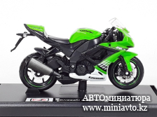 Автоминиатюра модели - Kawasaki Ninja ZX-10R 1:18 Maisto