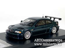 Автоминиатюра модели - BMW M3 GTR E46  Green 1:64 MJ Model
