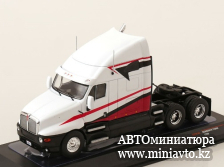 Автоминиатюра модели - Kenworth T2000 towing vehicle 1998 white black red 1:43 Ixo