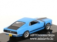 Автоминиатюра модели - Ford Mustang Boss 302 1970 lightblue/black 1:43 Ixo