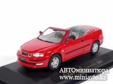 Автоминиатюра модели - Saab 9-3 Convertible (2004) red Yat Ming