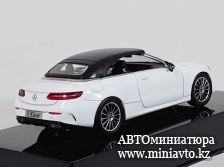 Автоминиатюра модели - Mercedes-Benz E-Class  Cabriolet white 1:43 i-Scale