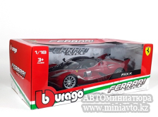 Автоминиатюра модели - Ferrari FXX K  red-black #10  2014  1:18 Bburago