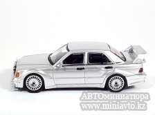 Автоминиатюра модели - Mercedes-Benz 190E W201 2,5-16 Evolution silver 1:64 SEEKER