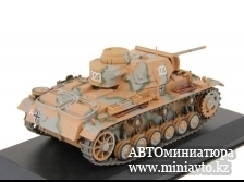Автоминиатюра модели - Pz.Kpfw. III Ausf.L (Sd.Kfz.141) 16 Inf.Div. (СССР) Altaya