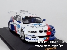 Автоминиатюра модели - BMW M3 GTR #2 LAMY/SAID/PRIAULX WINNER NURBURGRING 2005 1:43 IXO