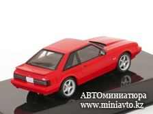 Автоминиатюра модели - Ford Mustang LX 5.0 Coupe 1992 red 1:43 Ixo