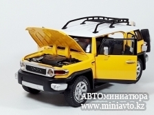 Автоминиатюра модели - Toyota FJ Cruiser yellow 1:24 CPM junior series