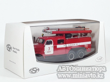 Автоминиатюра модели - Пожарный автомобиль ПМЗ-27 (на базе ЗиЛ 157К) г.Томск, ПЧ №7 SSM