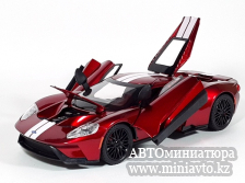 Автоминиатюра модели - Ford GT 2019 dark red metallic 1:24 CPM junior serie