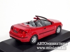 Автоминиатюра модели - Saab 9-3 Convertible (2004) red Yat Ming