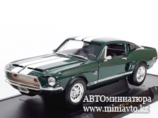 Автоминиатюра модели - Shelby Gt 500 Kr Coupe 1968 Green 1:18 Yat Ming