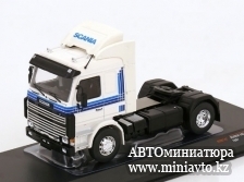 Автоминиатюра модели - Scania 142 M  1987 white/blue 1:43 Ixo
