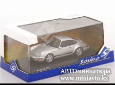 Автоминиатюра модели - Porsche 911 (964) RS 1994 silver 1:43 Solido