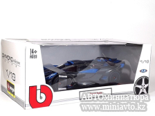 Автоминиатюра модели - Bugatti Bolide  W16.4 Blue/greymetallic 1:18 Bburago