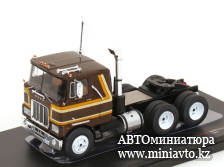 Автоминиатюра модели - Mack Series F 1977 brown/yellow  1:43 Ixo trucks 