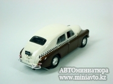 Автоминиатюра модели - ГАЗ М-20 "Победа", Такси, коричнево-бежевая DeAgostini (Автомобиль на службе)