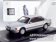 Автоминиатюра модели - BMW 750il 7 Series E38 silver 1:64 Almost Real