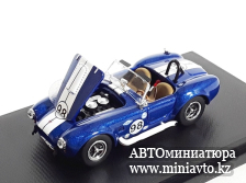 Автоминиатюра модели - SHELBY Cobra 427S/C (1964), blue 1:64 Fine Works64