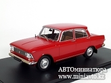 Автоминиатюра модели - Moskvich 412 red 1:24 White Box