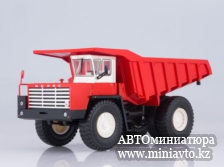 Автоминиатюра модели - БЕЛАЗ-548 красно-белый 1:43 Наш Автопром