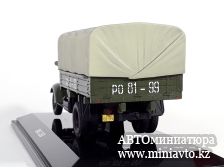 Автоминиатюра модели - ЗИC-150 бортовой с тентом хаки 1:43 DiP Models