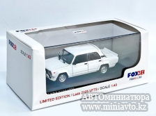 Автоминиатюра модели - Lada 2105 VFTS  White  1:43 FOX18