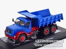 Автоминиатюра модели - Magirus Jupiter 6x6 dump truck blue/red Ixo trucks
