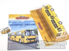 Автоминиатюра модели - Икарус-260.06 жёлтый 1:43 Наши Автобусы