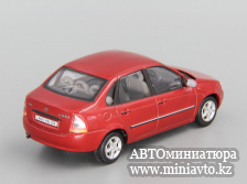 Автоминиатюра модели - ВАЗ 1118 Калина Седан, бордо Cararama 