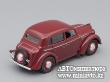 Автоминиатюра модели - МОСКВИЧ 400/401, Kultowe Auta , вишнёвый DeAgostini