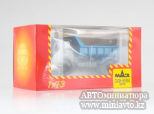Автоминиатюра модели - МАЗ-503А самосвал, зеленый/синий 1:43 Наш Автопром