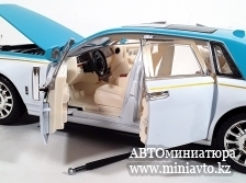 Автоминиатюра модели - Rolls-Royce Phantom VIII Mansory бело-бирюзовый 1:24 CPM junior series