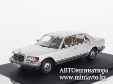 Автоминиатюра модели - Mercedes-Benz S560SEL W126 Silver 1:64 Master