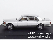 Автоминиатюра модели - Mercedes-Benz S560SEL W126 Silver 1:64 Master