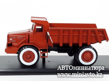 Автоминиатюра модели - МАЗ-525 самосвал, коричневый SSM