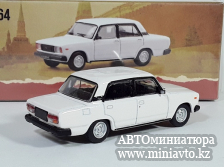 Автоминиатюра модели - LADA 2105 white 1:64 Perka