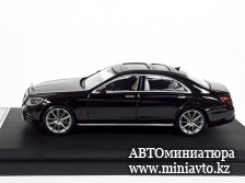 Автоминиатюра модели - Mercedes Benz S450 W222 Black 1:64 Master 